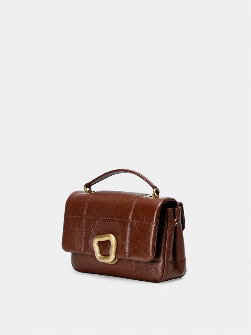 Geanta Dama Songmont Chocolate Small Maro | KYB1870QM