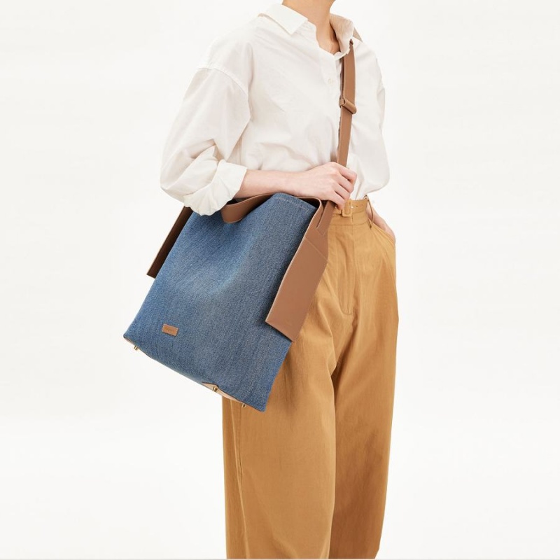 Geanta Tote Dama Songmont Drippy Large Albastri | CIL3490AJ