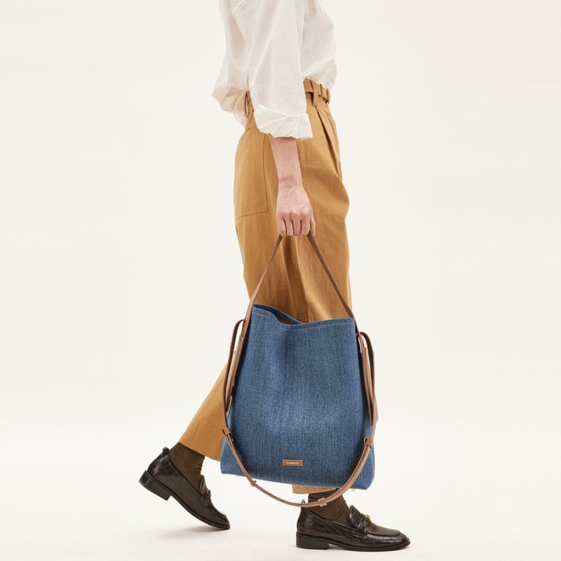 Geanta Tote Dama Songmont Drippy Large Albastri | CIL3490AJ